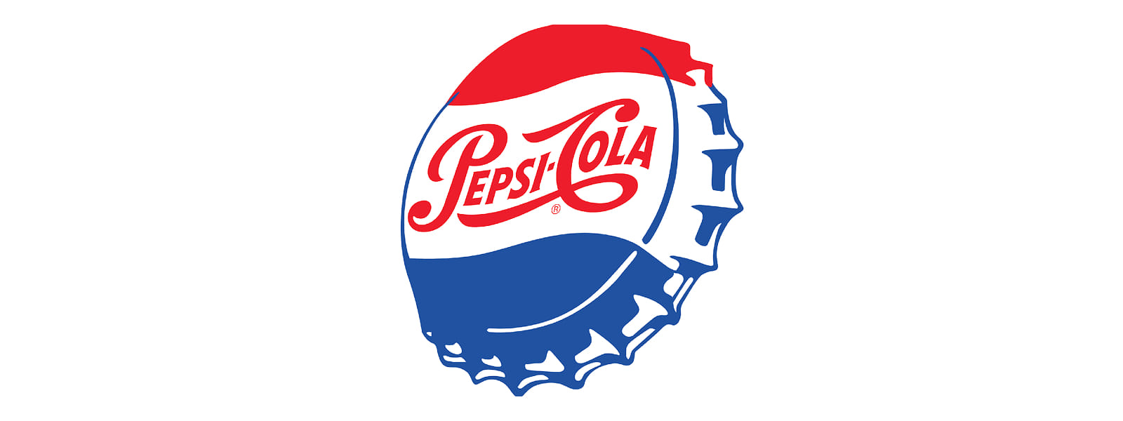 Первый логотип Pepsi с круглой формой в логотипе Дизайн логотипа Pepsi и с первой круглой формой и синим цветом