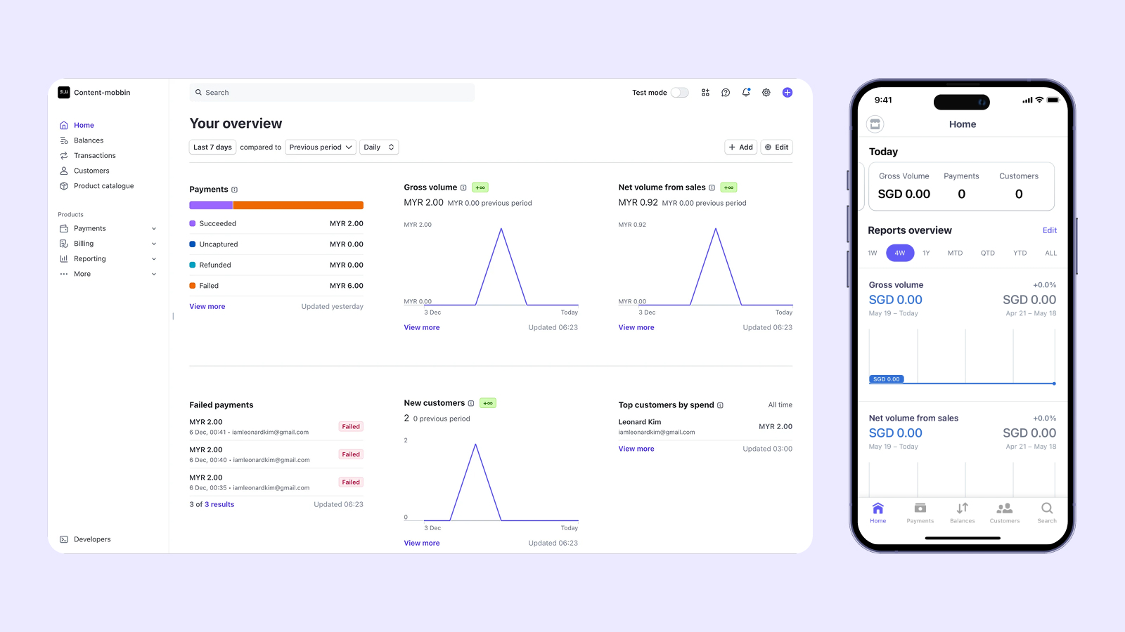 Пример адаптации интерфейса Stripe