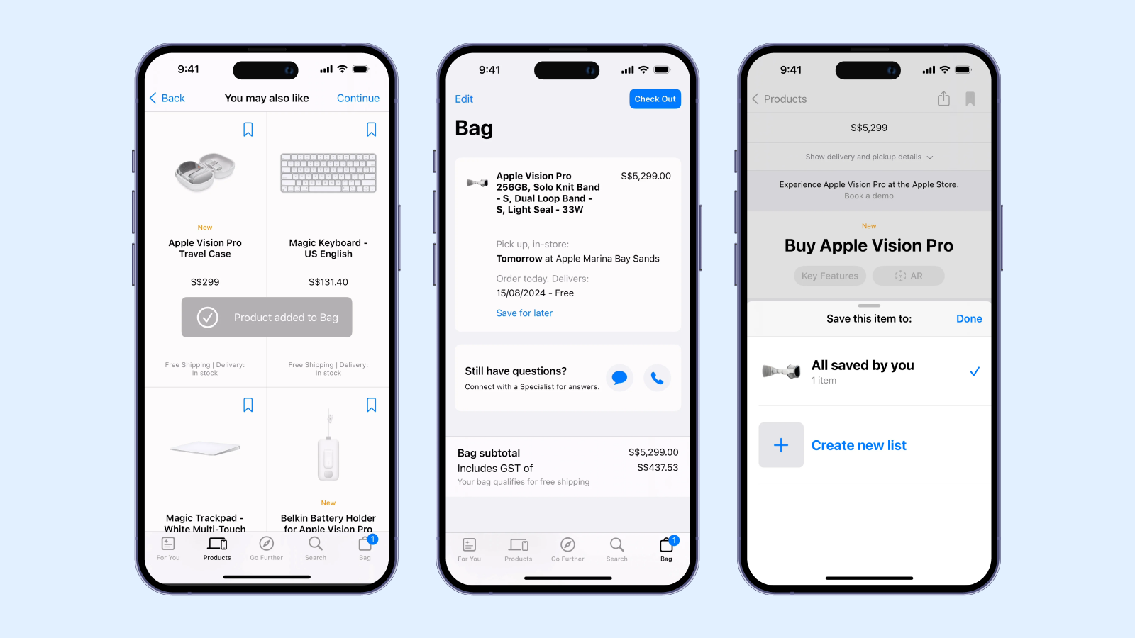 Пример подсказок в приложении Apple Store Визуальные подсказки в интерфейсе Apple Store