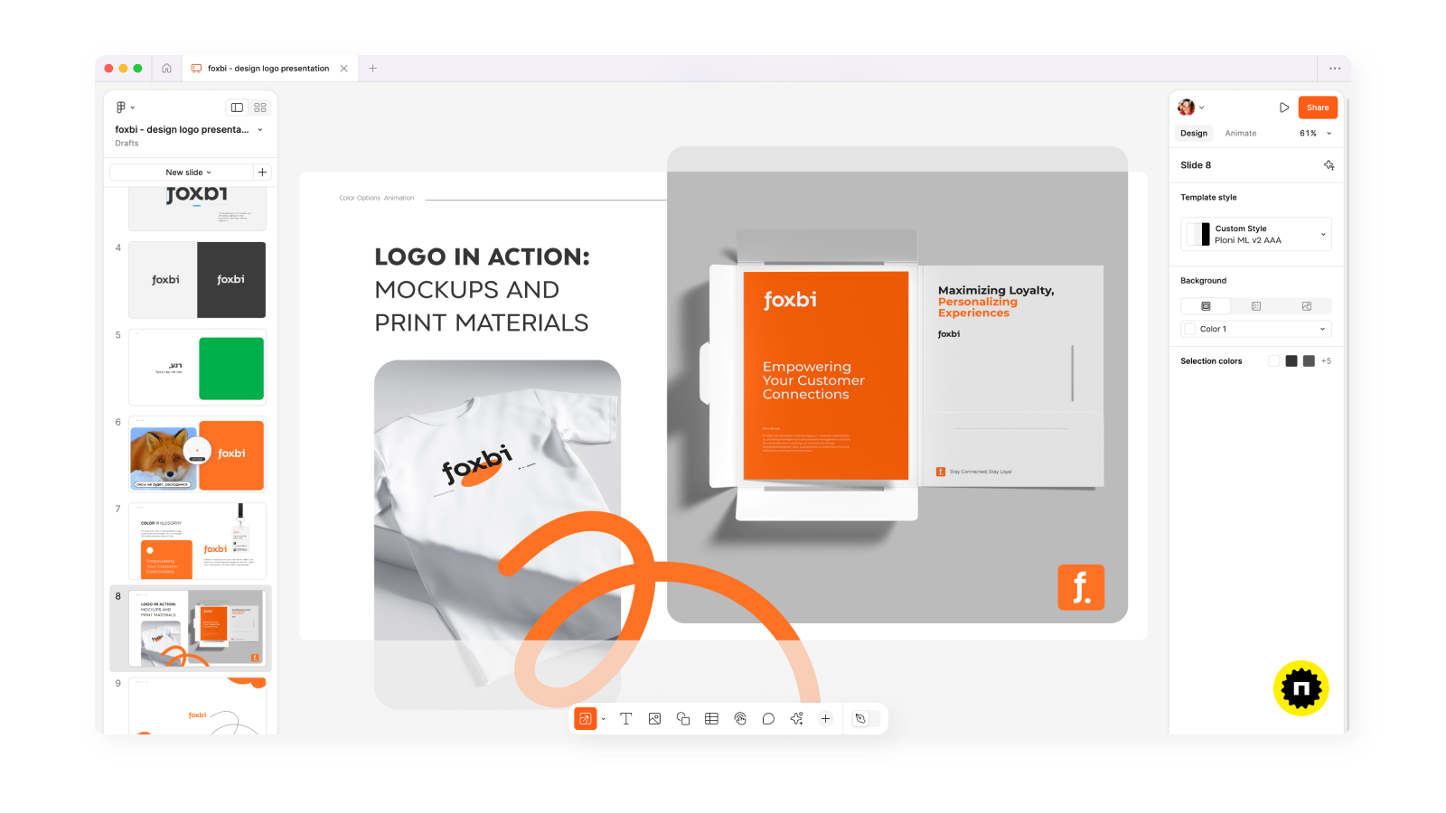Как логотип выглядит на мокапах Примеры логотипа на разных мокапах
