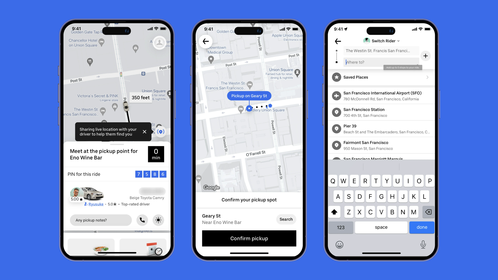 Дизайн tooltips в приложении Uber 