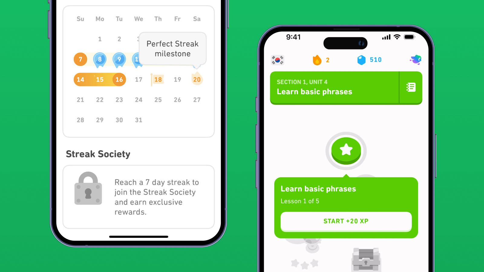 Tooltips в интерфейсе Duolingo Tooltips в приложении Duolingo