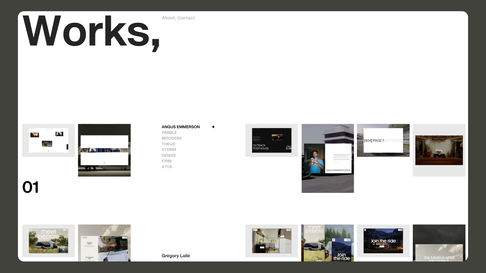Дизайн сайта Grеgory Lallе UI дизайн сайта компании Grеgory Lallе