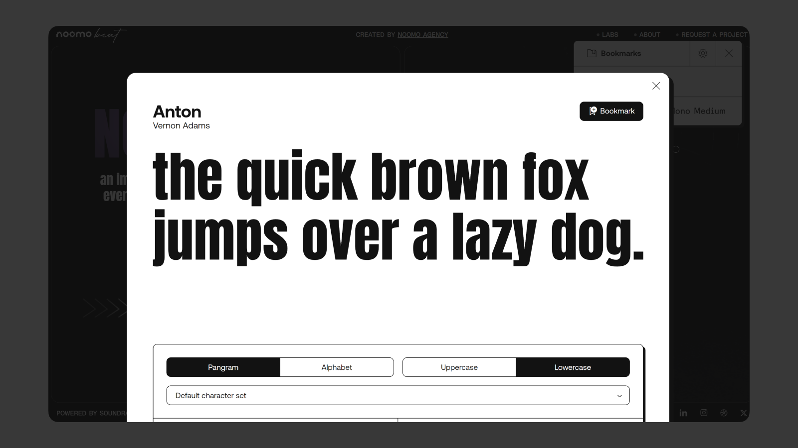 Интерфейс Fonts Ninja Работа сервиса Fonts Ninja