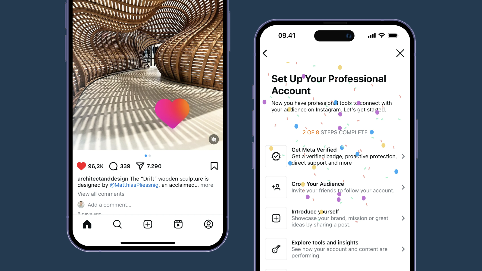 Состояние клика с анимацией Состояние клика с анимацией в приложении Instagram