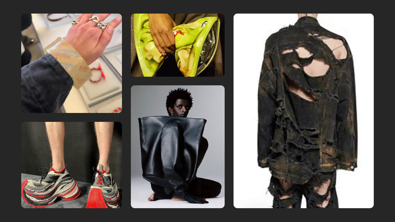 Вещи от Balenciaga Дизайн вещей от Balenciaga