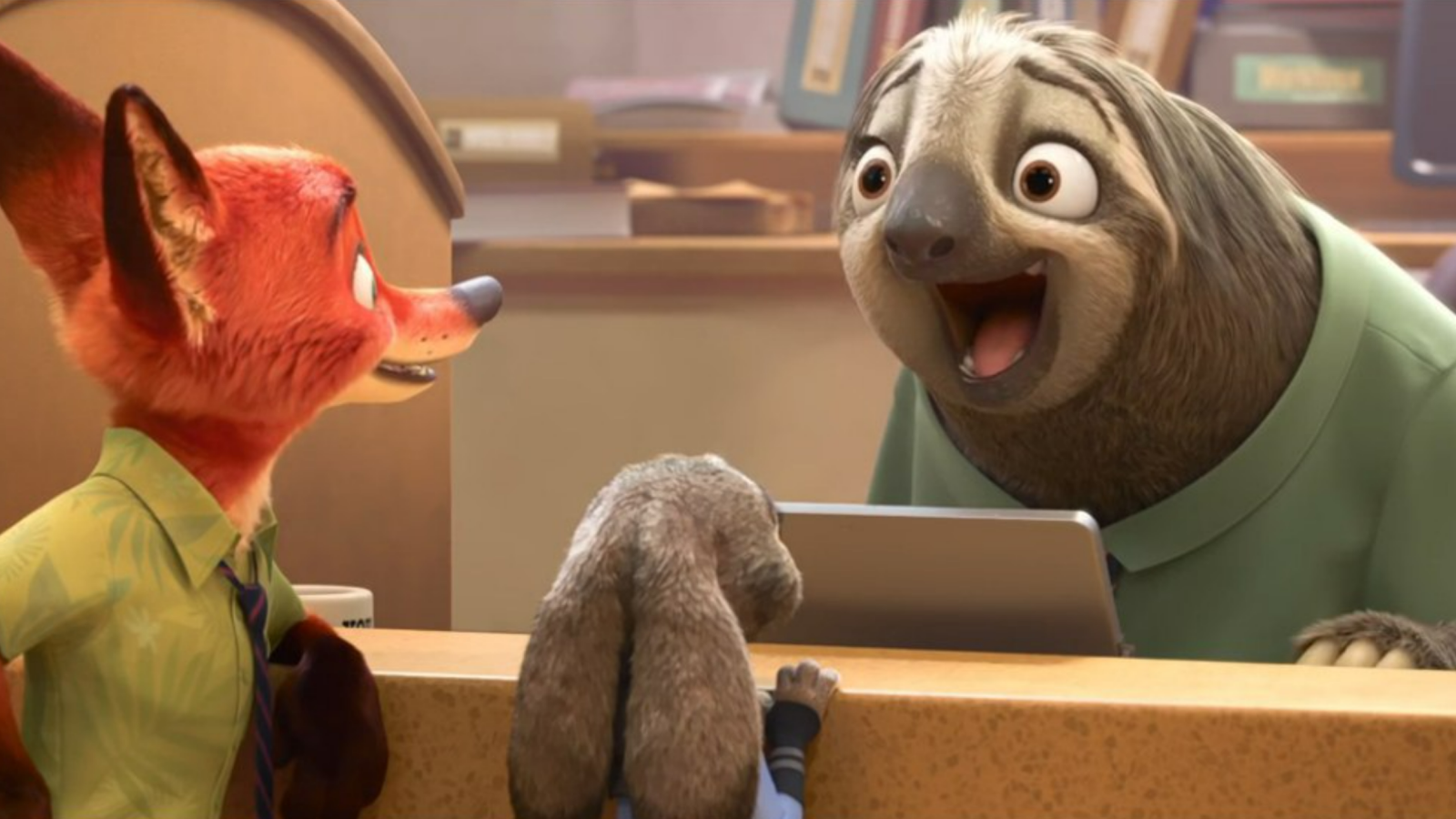 Мемный ленивец с мультфильма