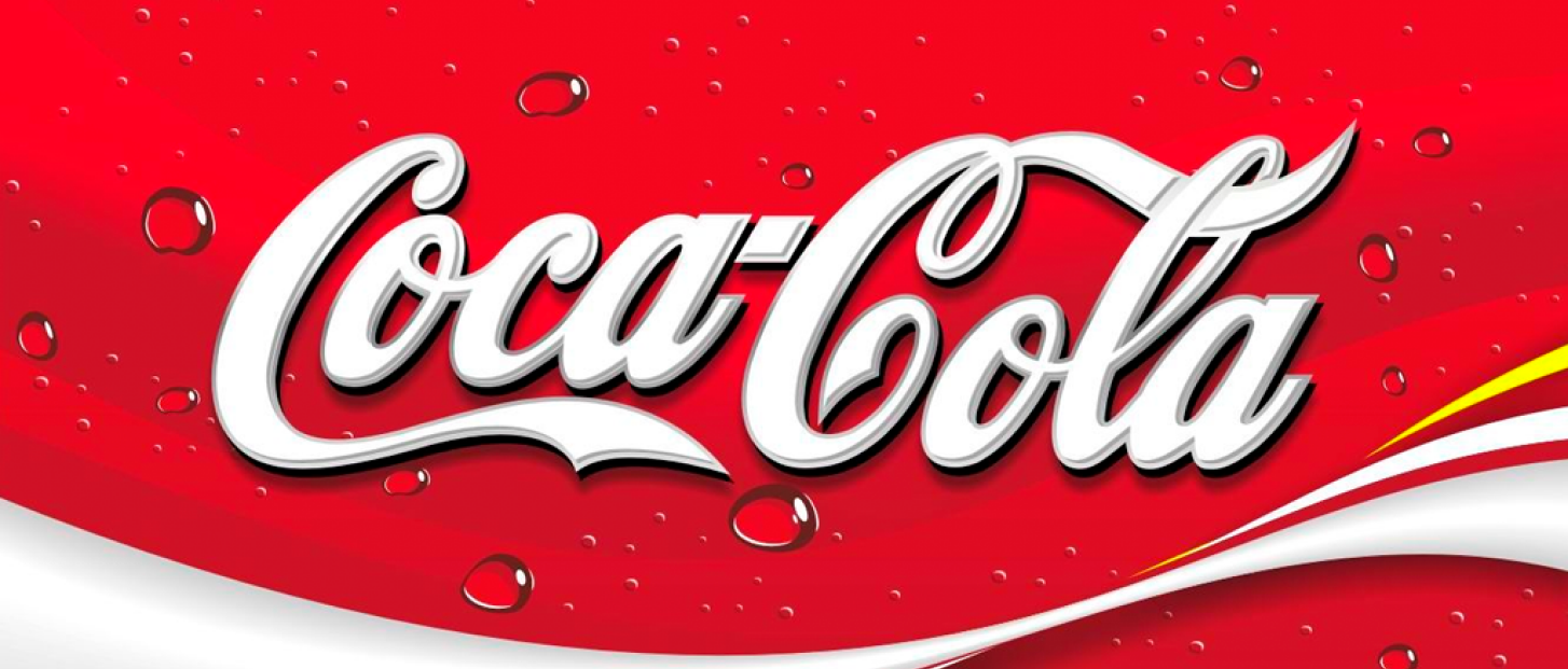 3D стиль логотипа Coca-Cola в 2003 году