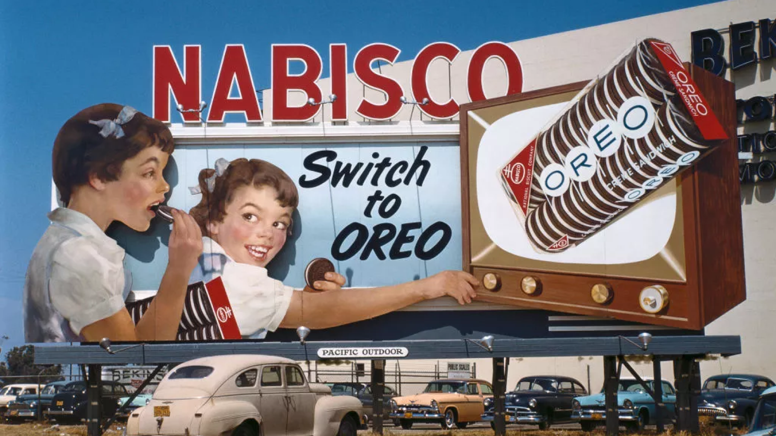 Старый дизайн баннера компании Nabisco