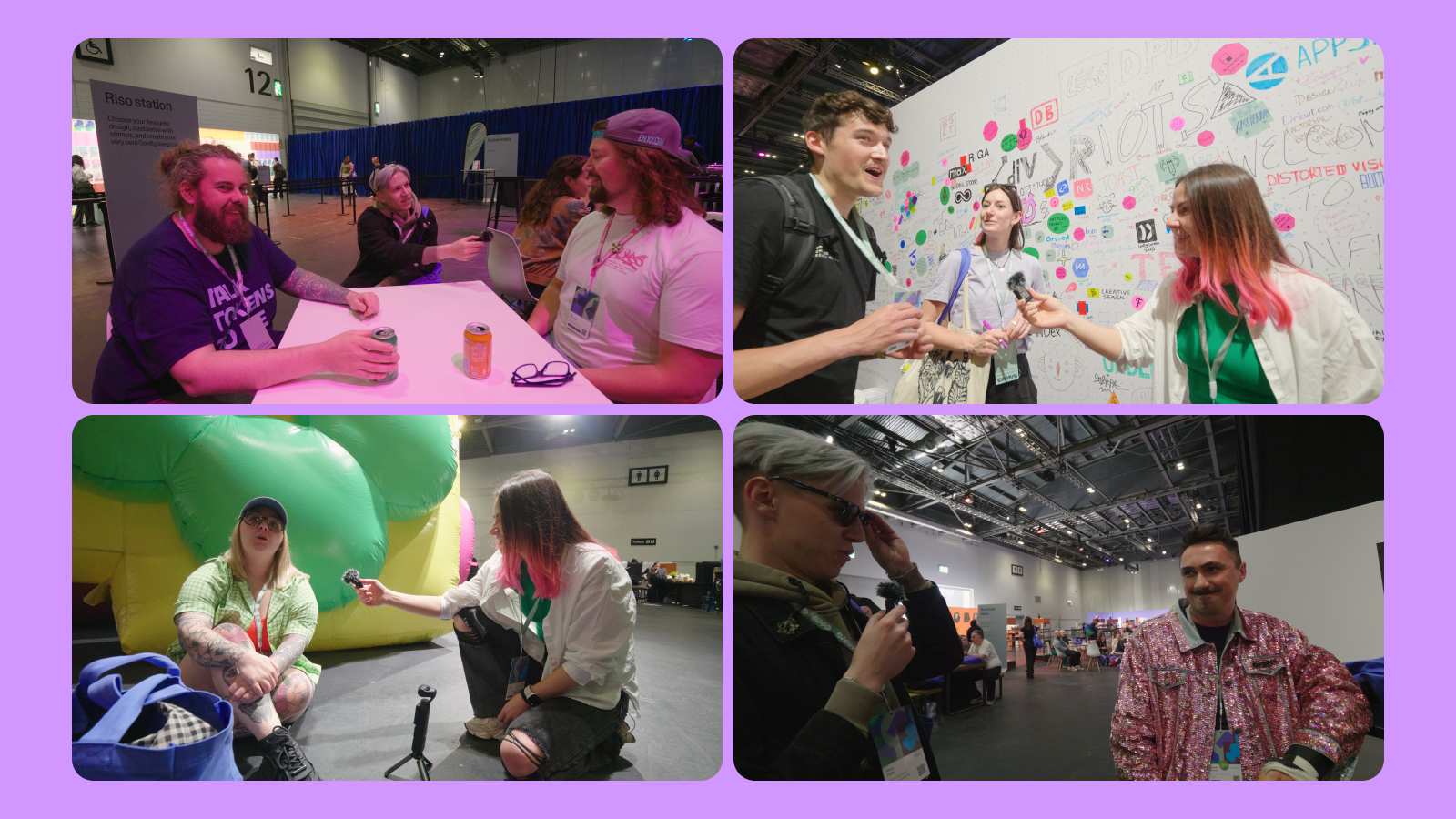 Пижамная Академия берет интервью у участников конференции Figma в Лондоне