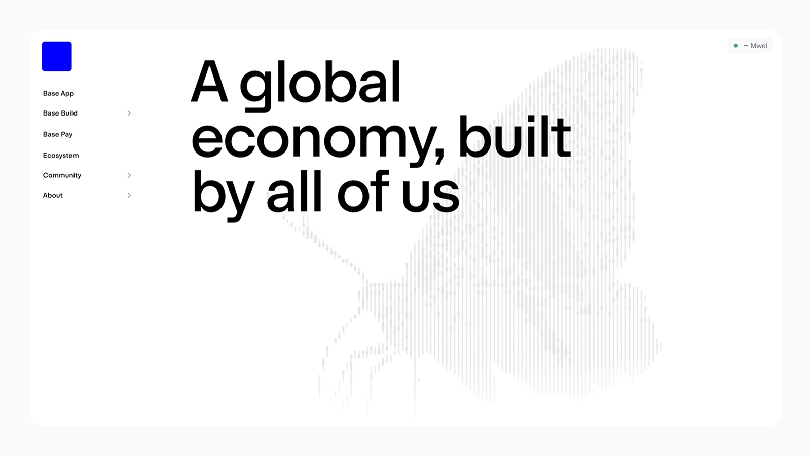 Дизайн сайта Base Фрагмент интерфейса на сайте Base