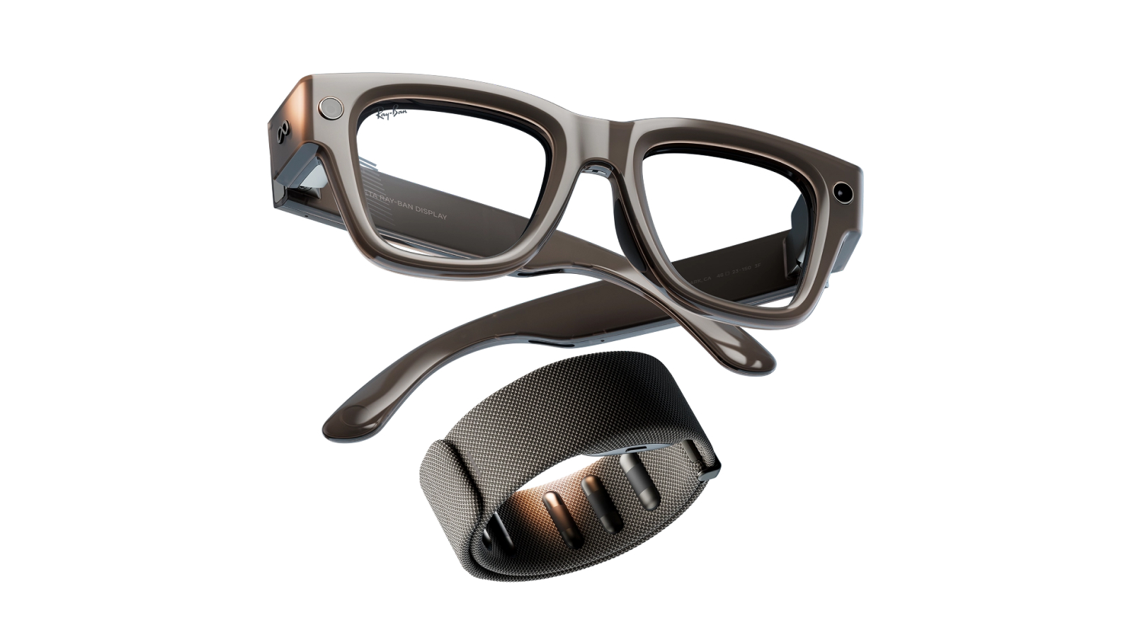 Дизайн нового поколения умных очков Meta x Ray-Ban Display Дизайн умных очков от Meta и Ray-Ban