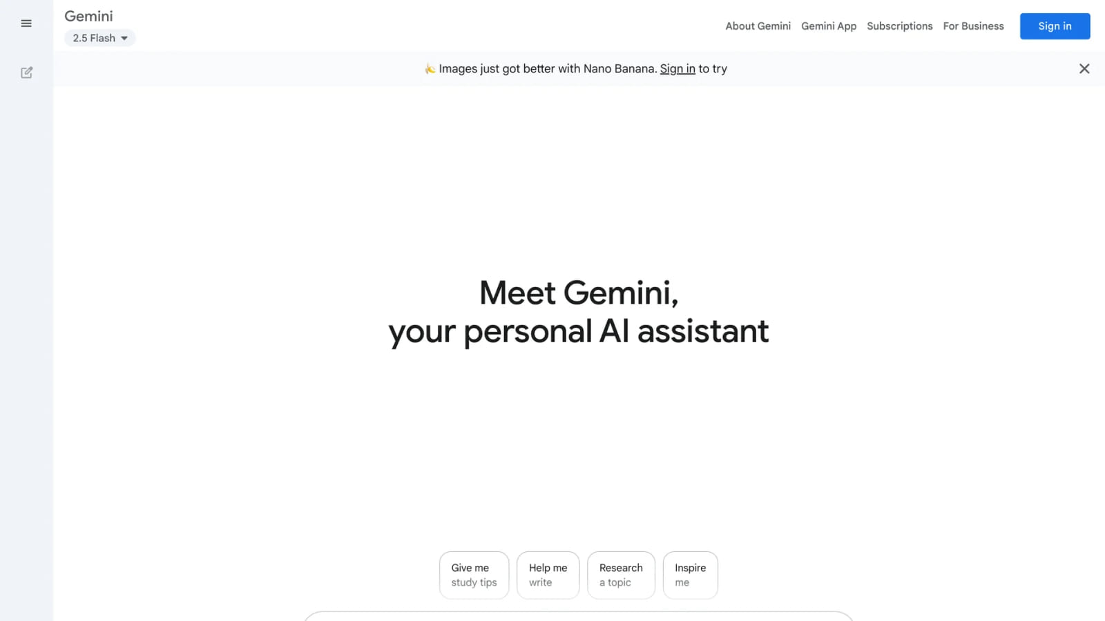 Фрагмент дизайна сайта Gemini с использованием белых цветов